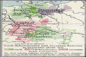 Eine 1776-Karte des Deutschen Reichs, die dessen territoriale Ausdehnung mit detaillierten Texten und numerischen Anmerkungen zeigt.