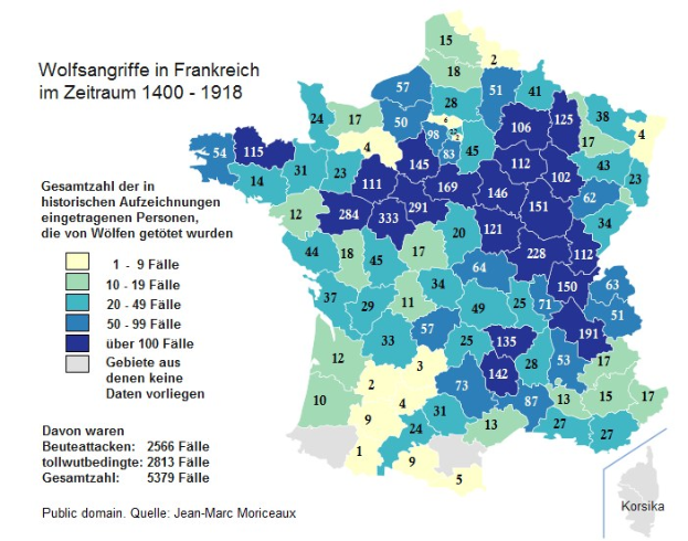 Eine Deutschlandkarte mit Frankfurt in Farbe, begleitet von Text zur Bevölkerungsdichte in der Region.